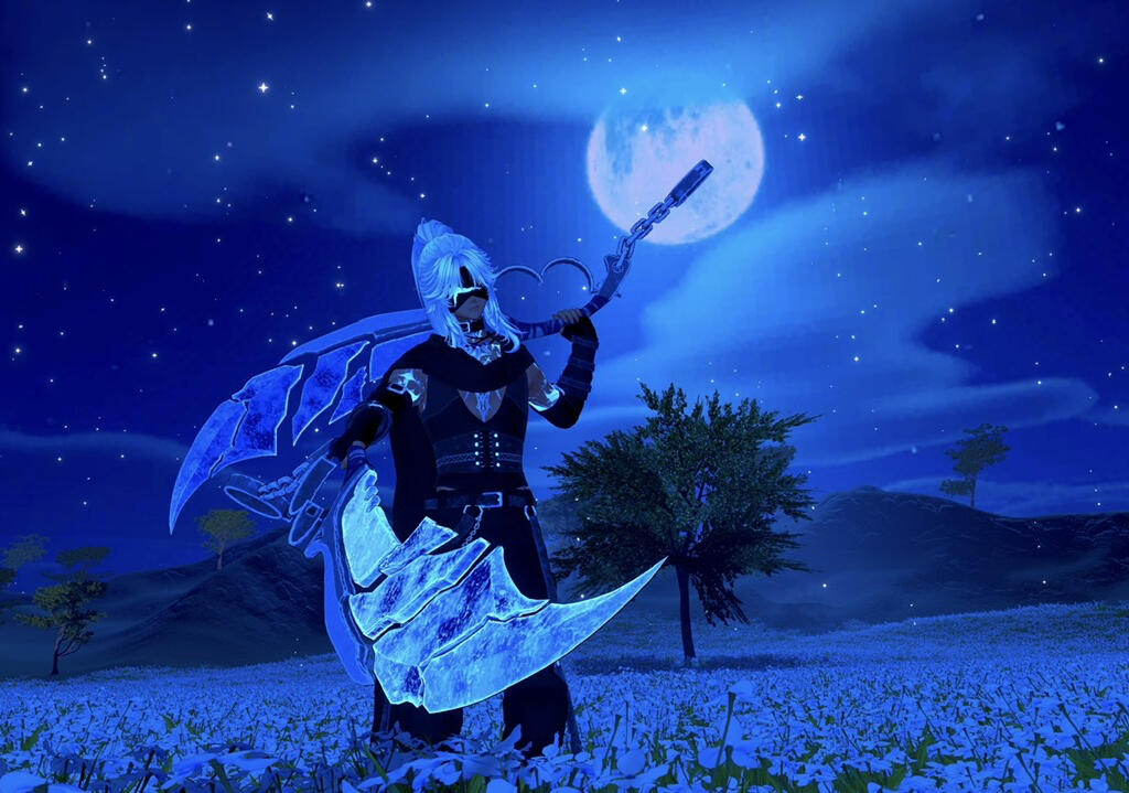 A moonlit encounter A moonlit encounter